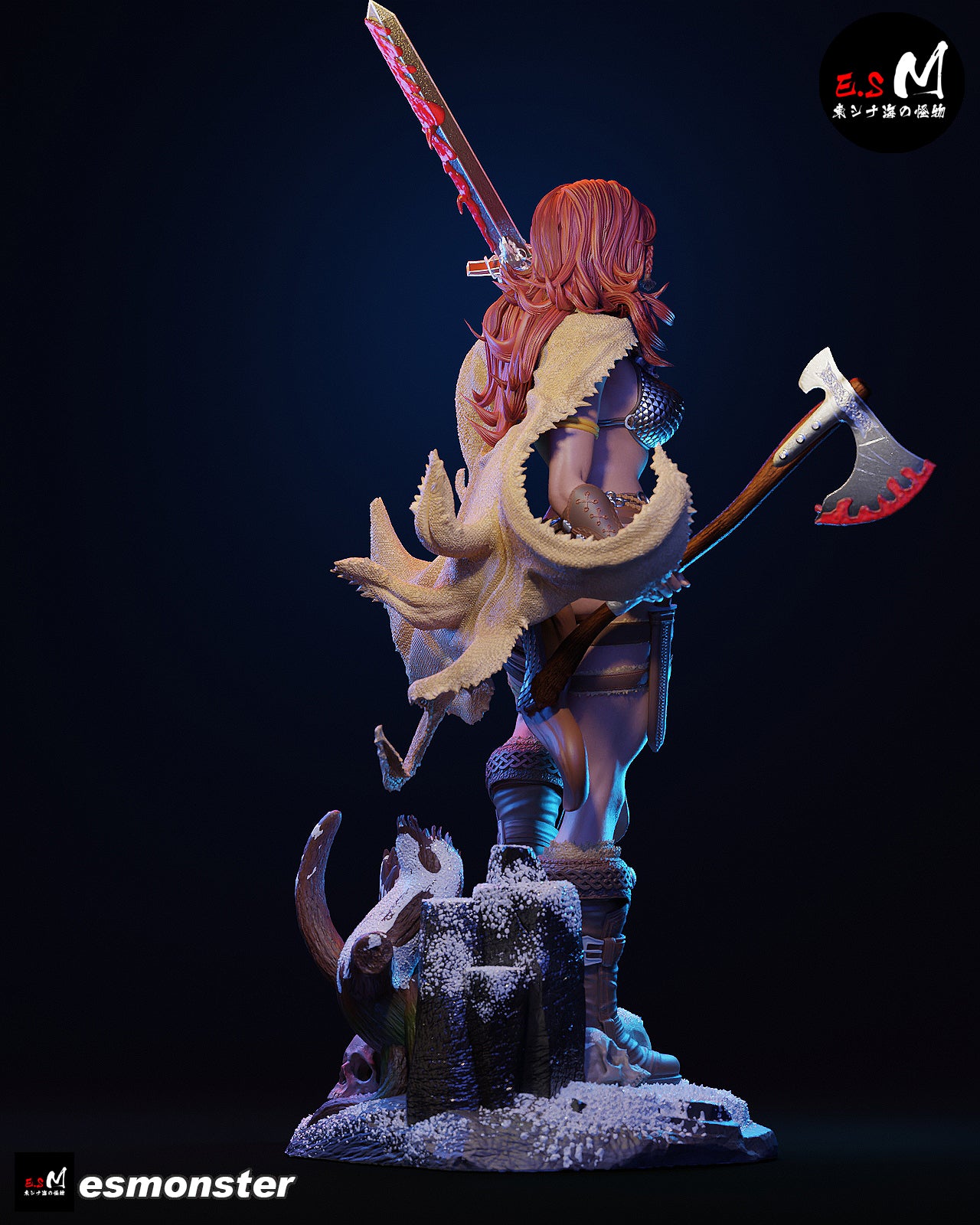 Red Sonja Statue
