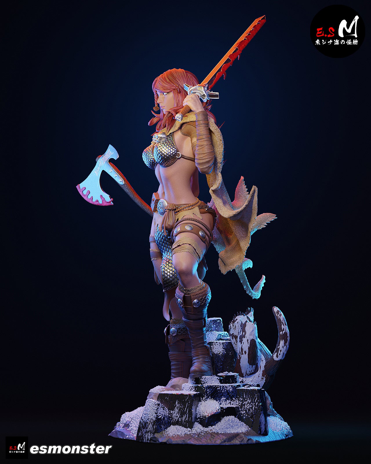 Red Sonja Statue