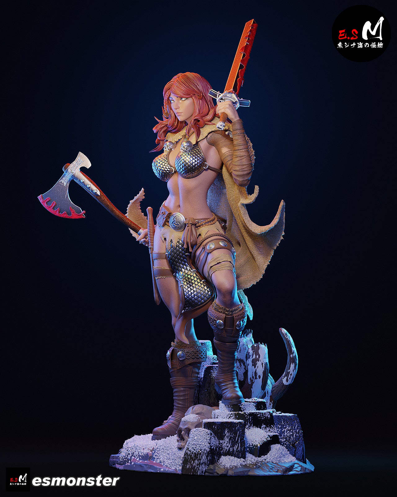 Red Sonja Statue