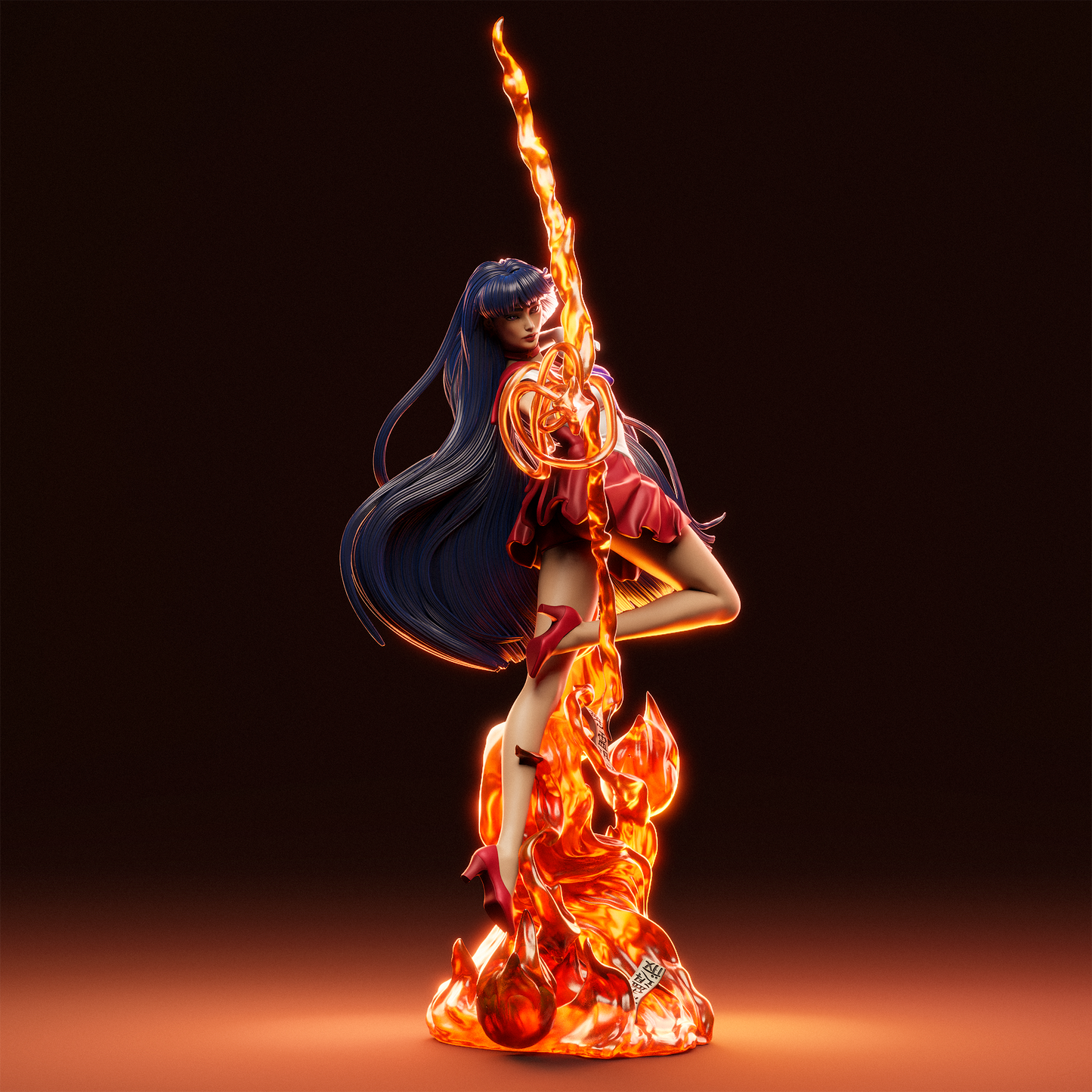 Rei Hino Statue