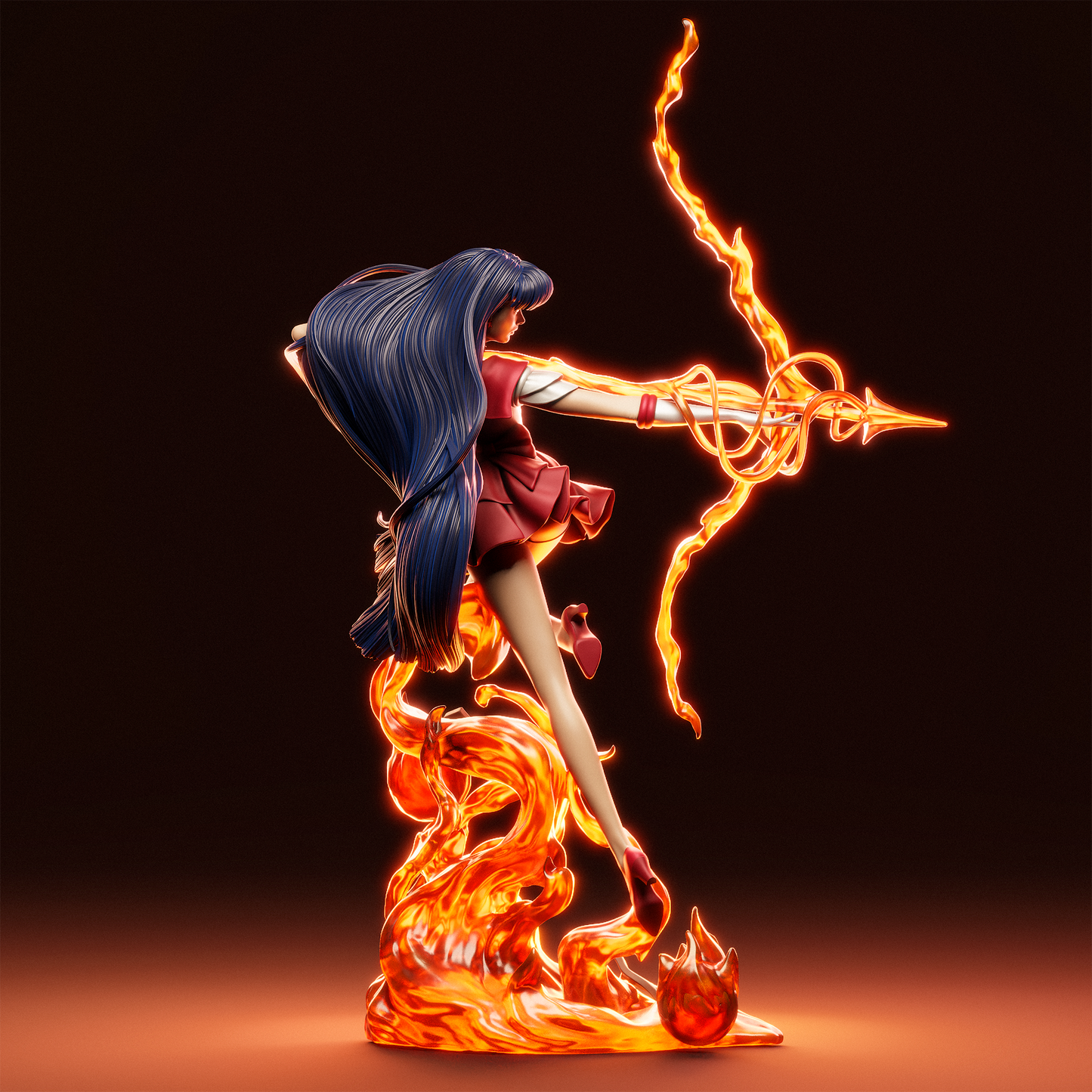 Rei Hino Statue