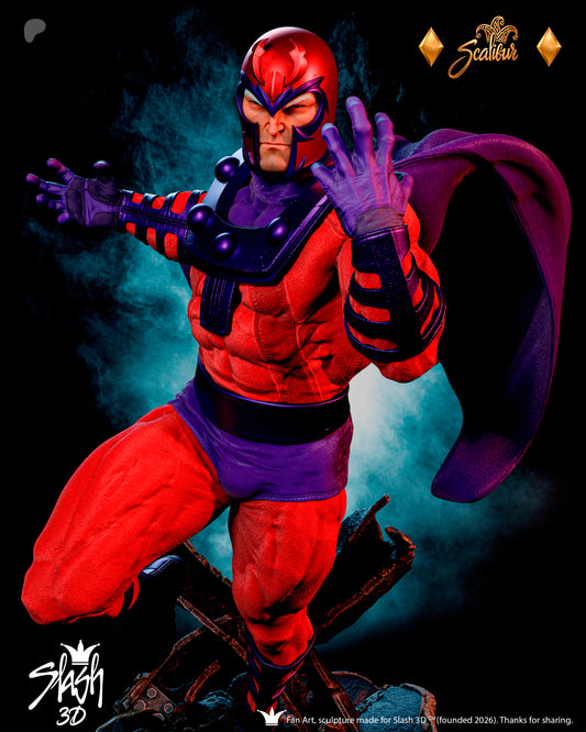 Magneto Statue 3D-Printed Kit