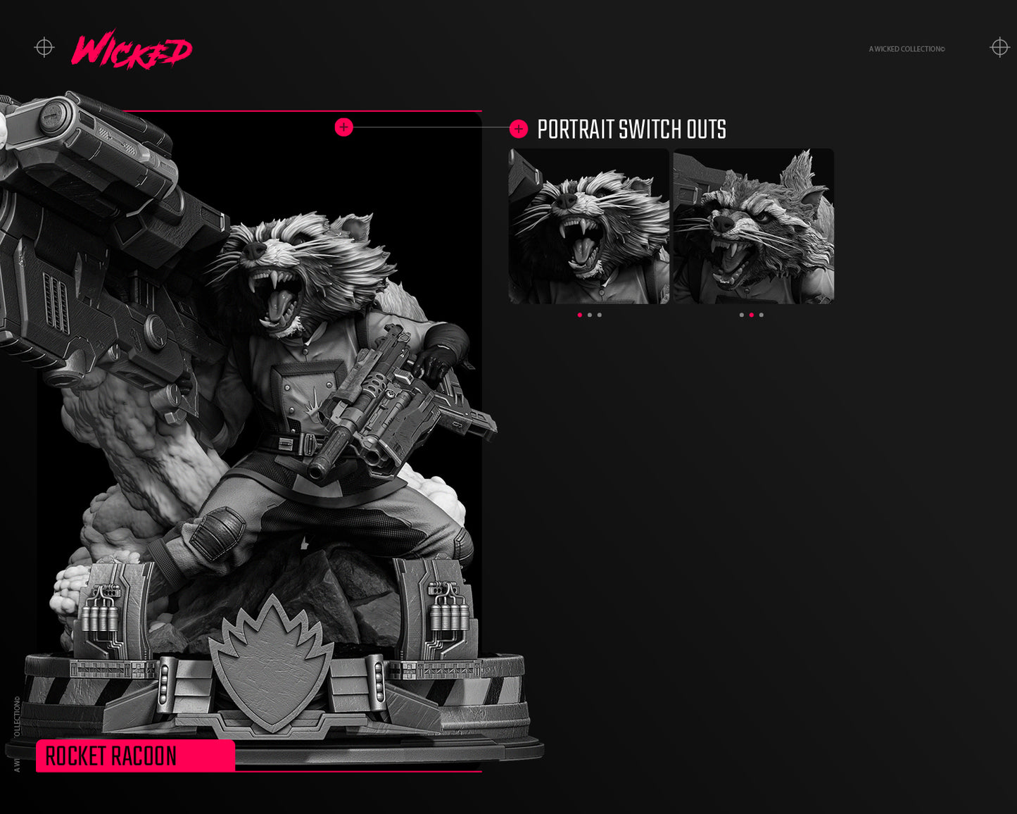 Rocket Comics Version Statue