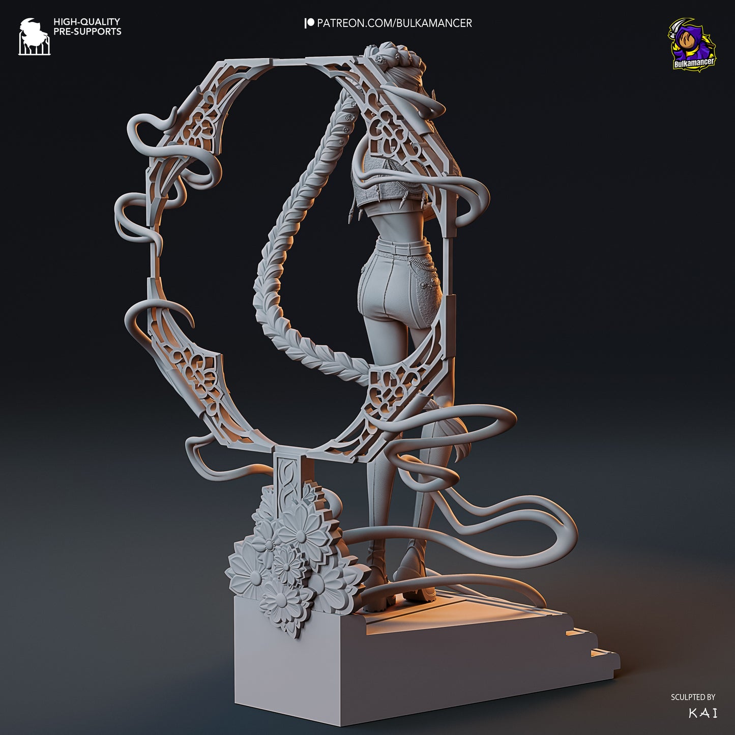 Rumi (KPDH) Statue 3D-Printed Kit