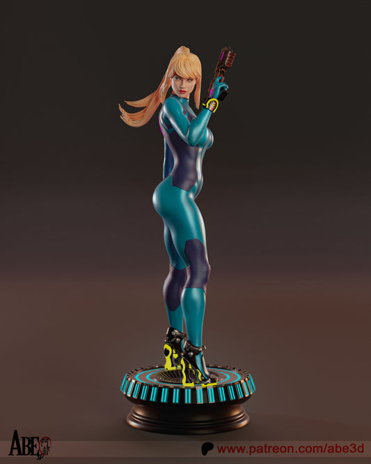 Samus Aran Statue