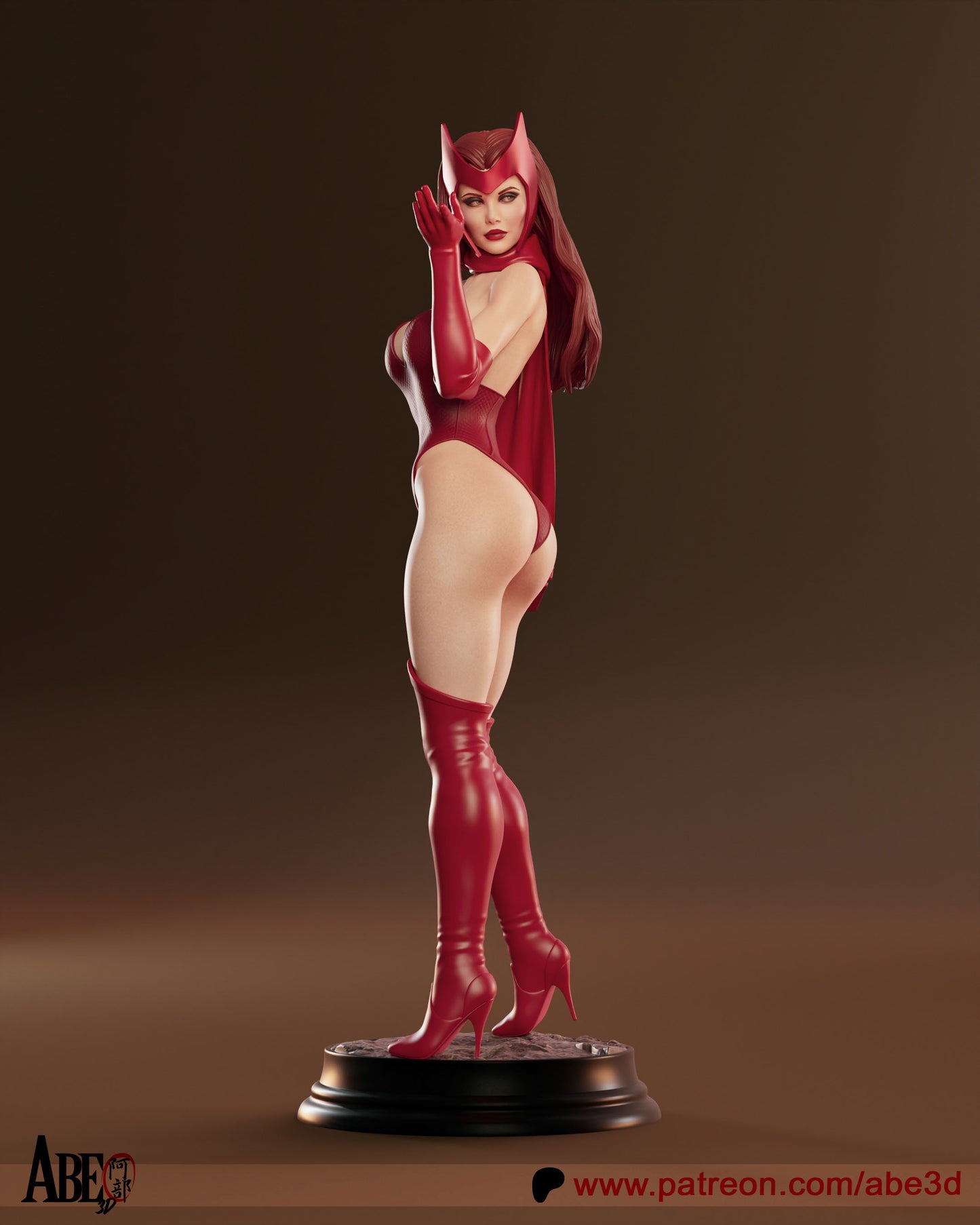Scarlet Witch Statue 3D-Printed Kit