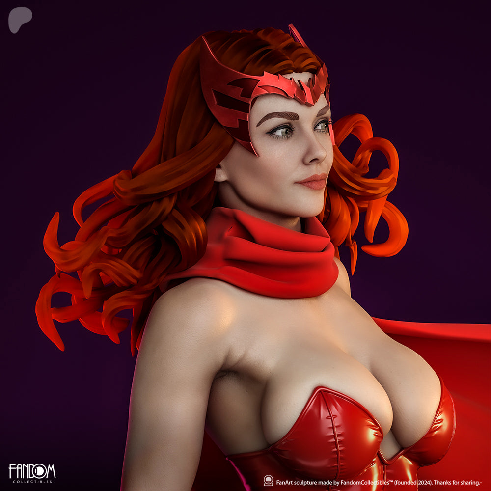Scarlet Witch Statue 3D-Printed Kit