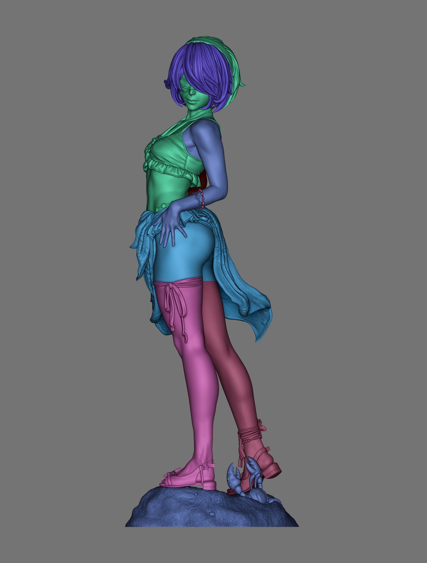 Swimsuit B2 Statue 3D-Printed Kit