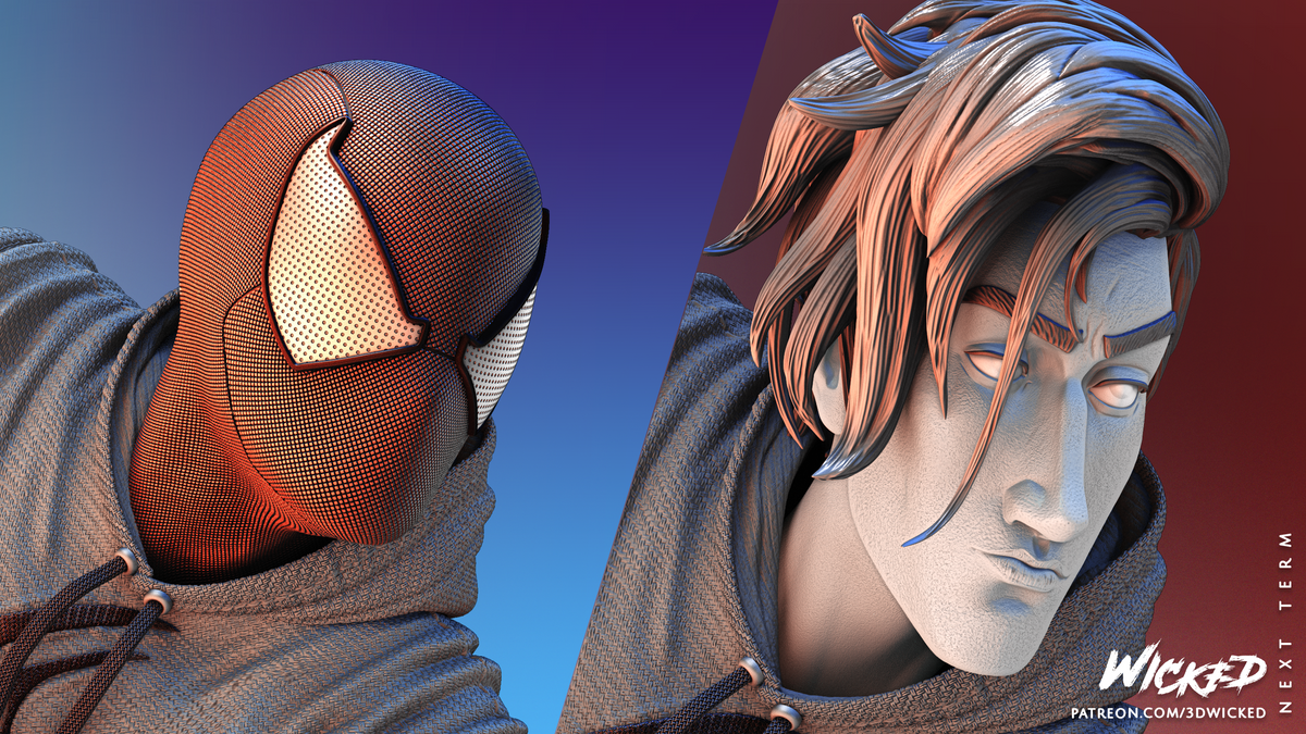 Scarlet Spider Statue
