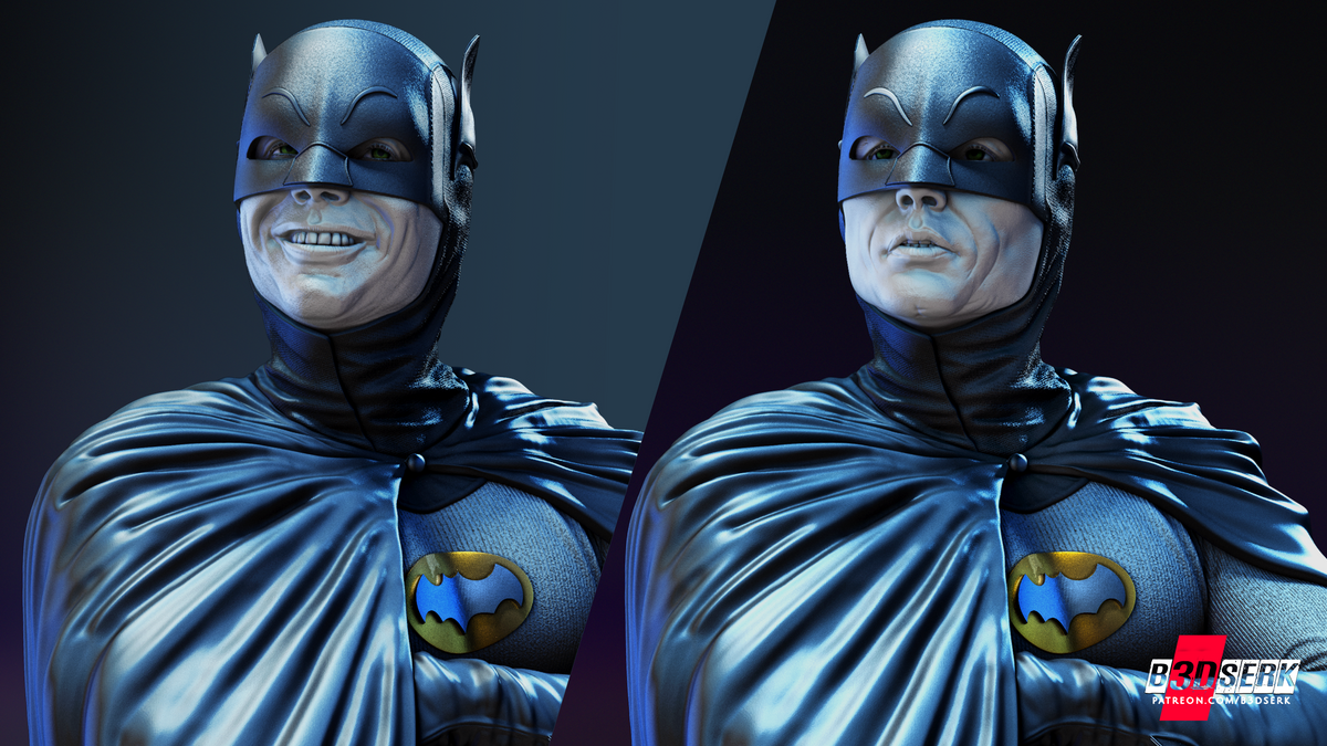 Batman Adam West 1966 Statue