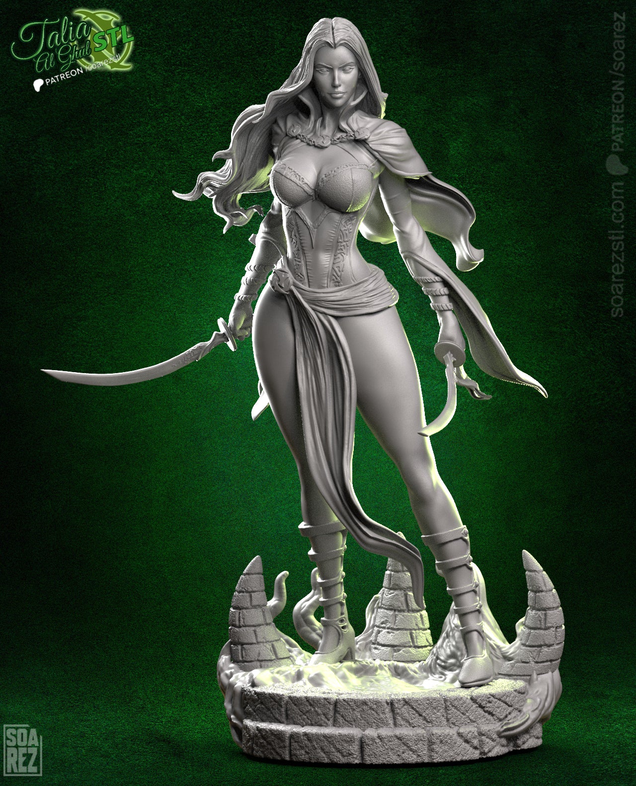 Talia Al Ghul Statue