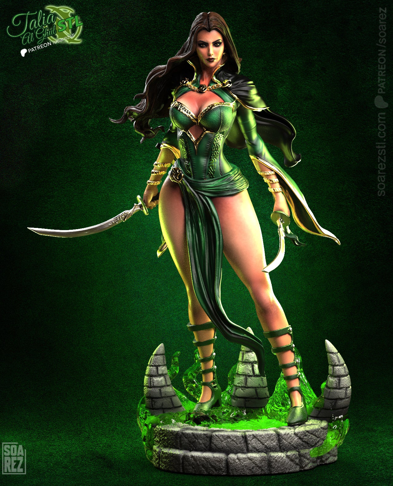 Talia Al Ghul Statue