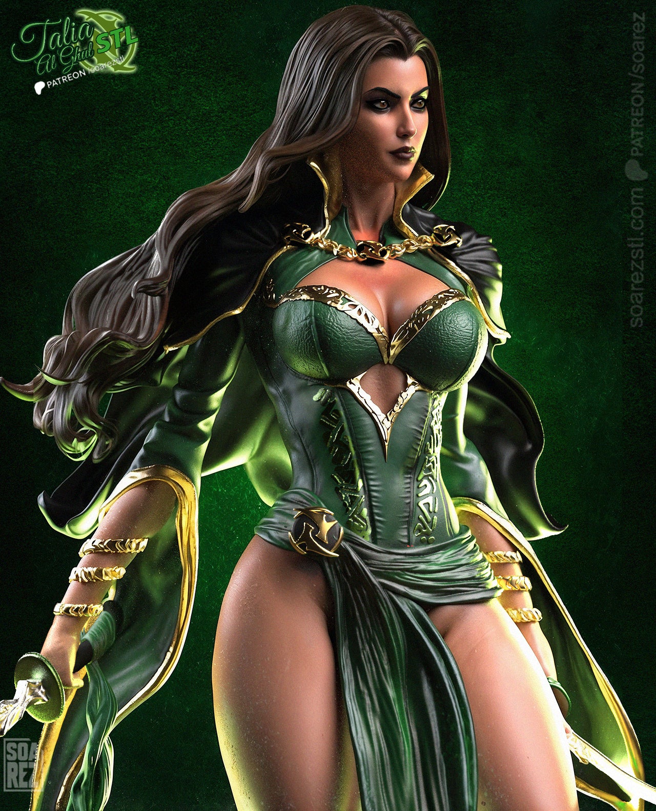 Talia Al Ghul Statue