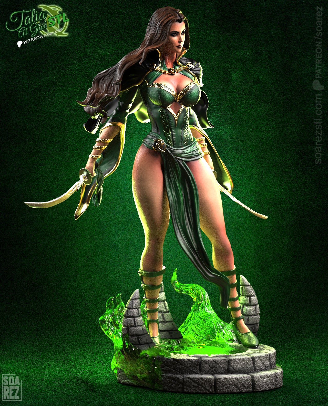 Talia Al Ghul Statue