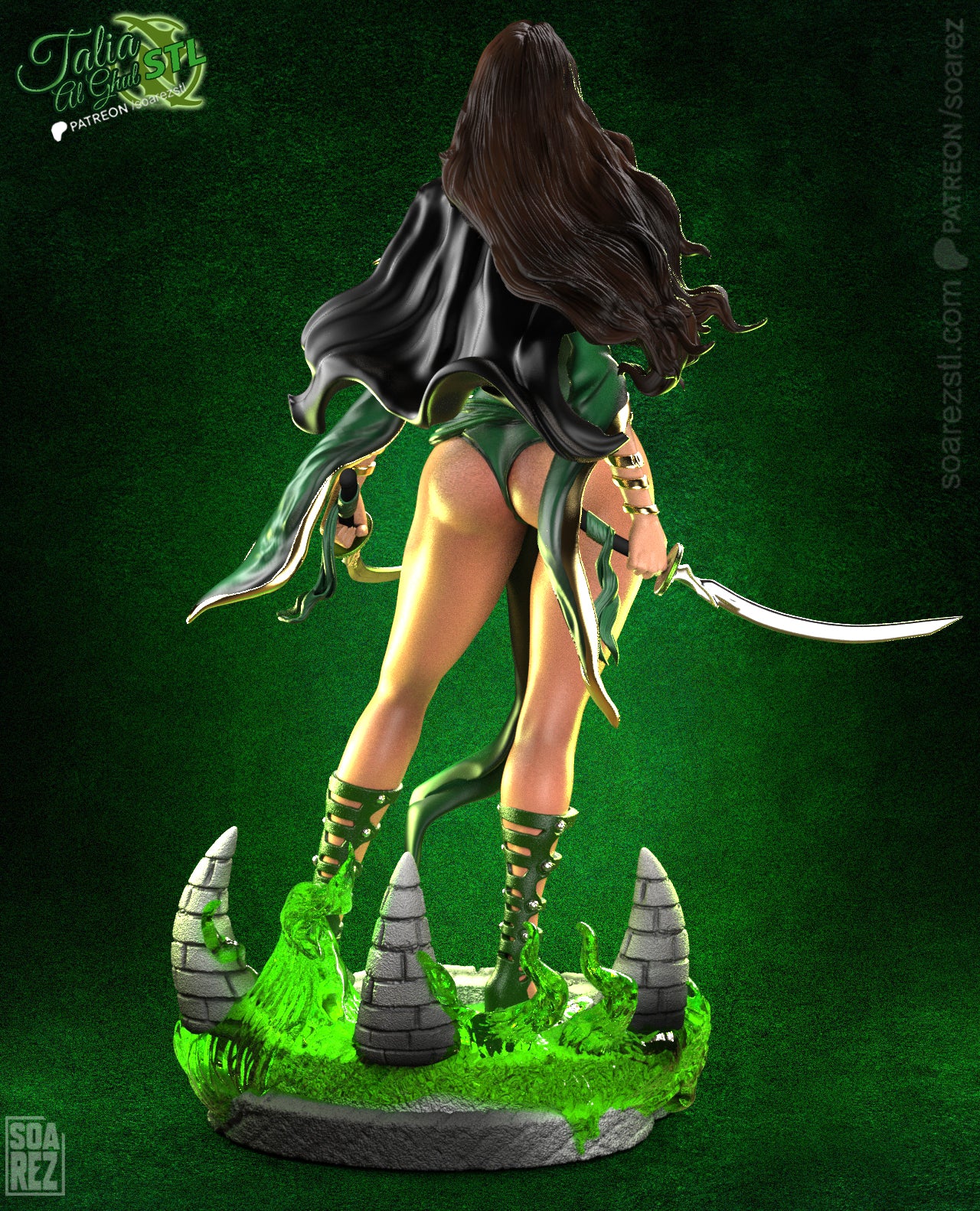 Talia Al Ghul Statue