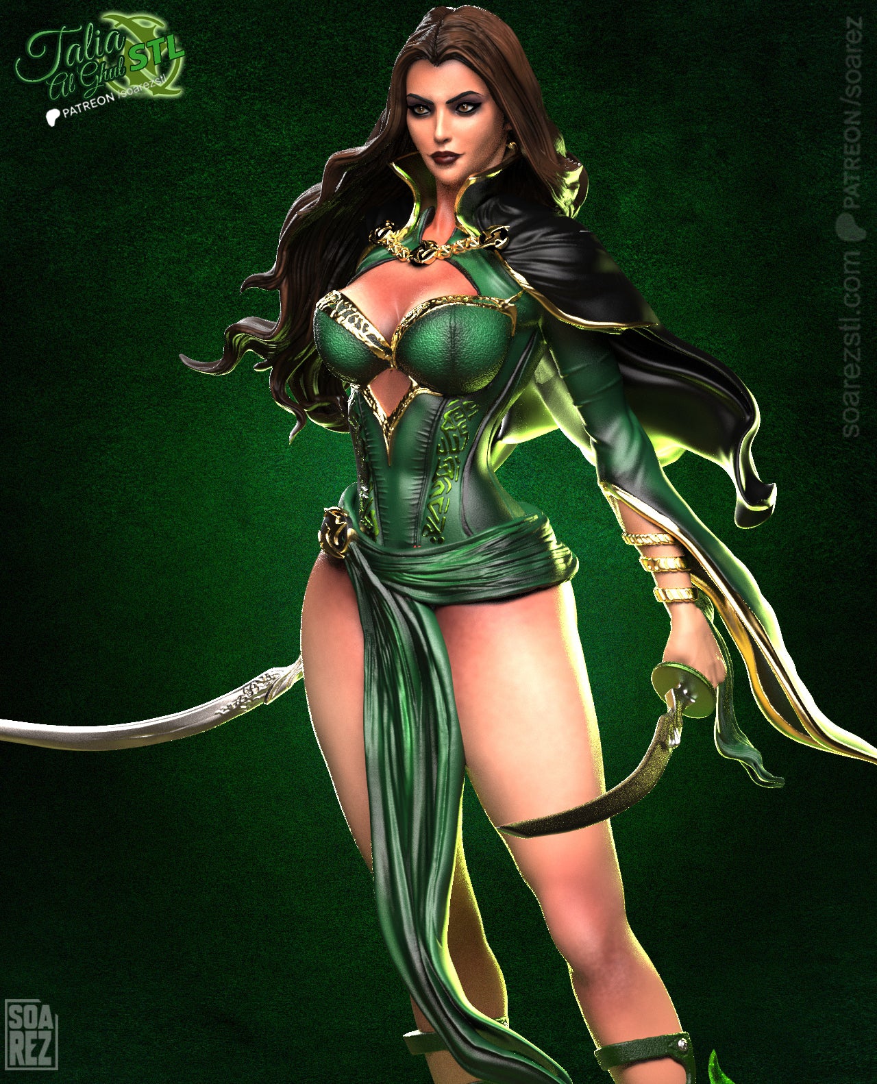 Talia Al Ghul Statue