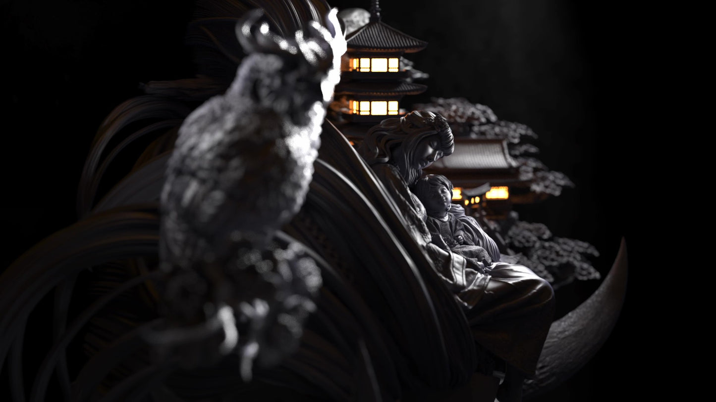 Tenjin's Mind - Eclipsed Memories Wall Diorama