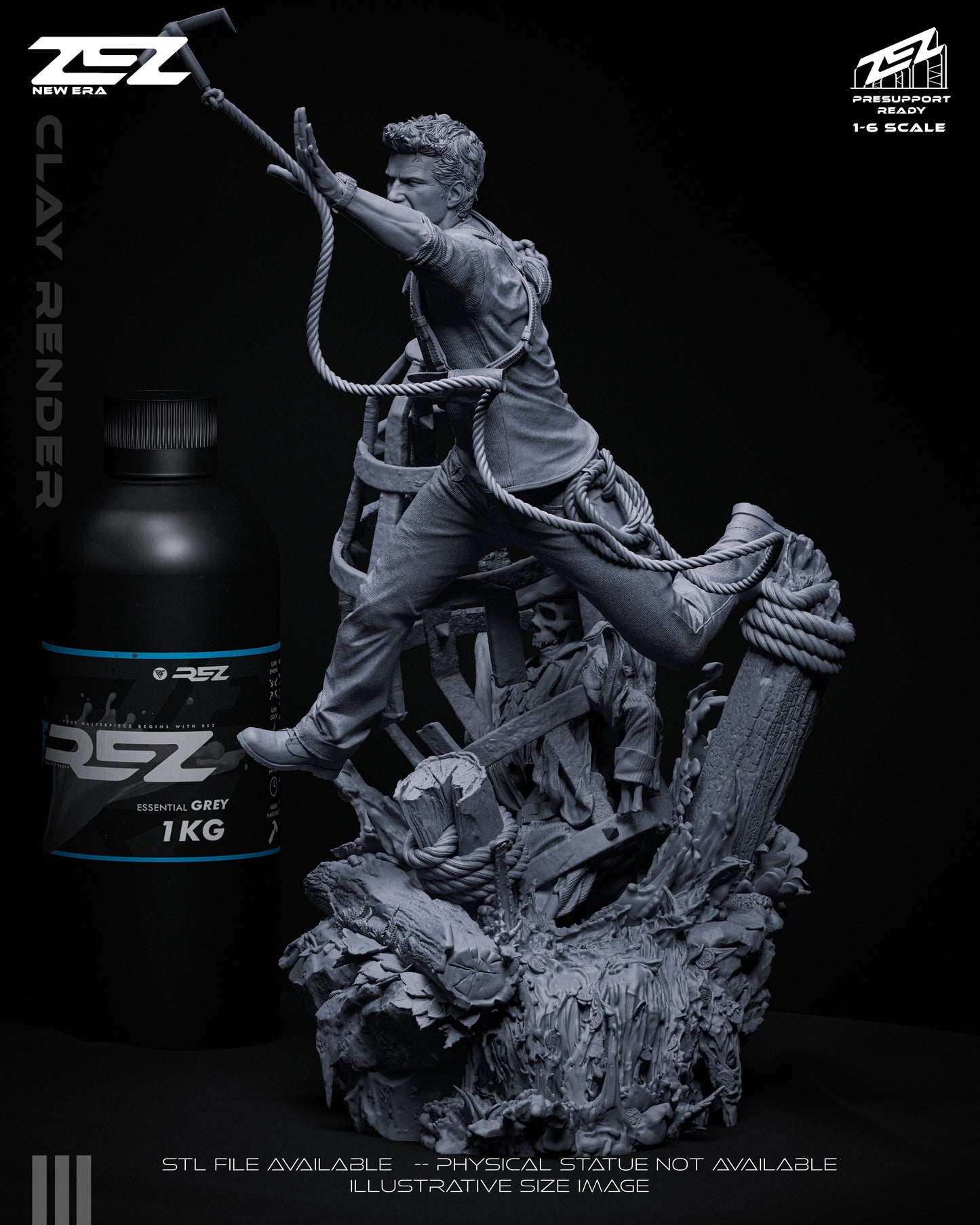 Nathan Drake Statue