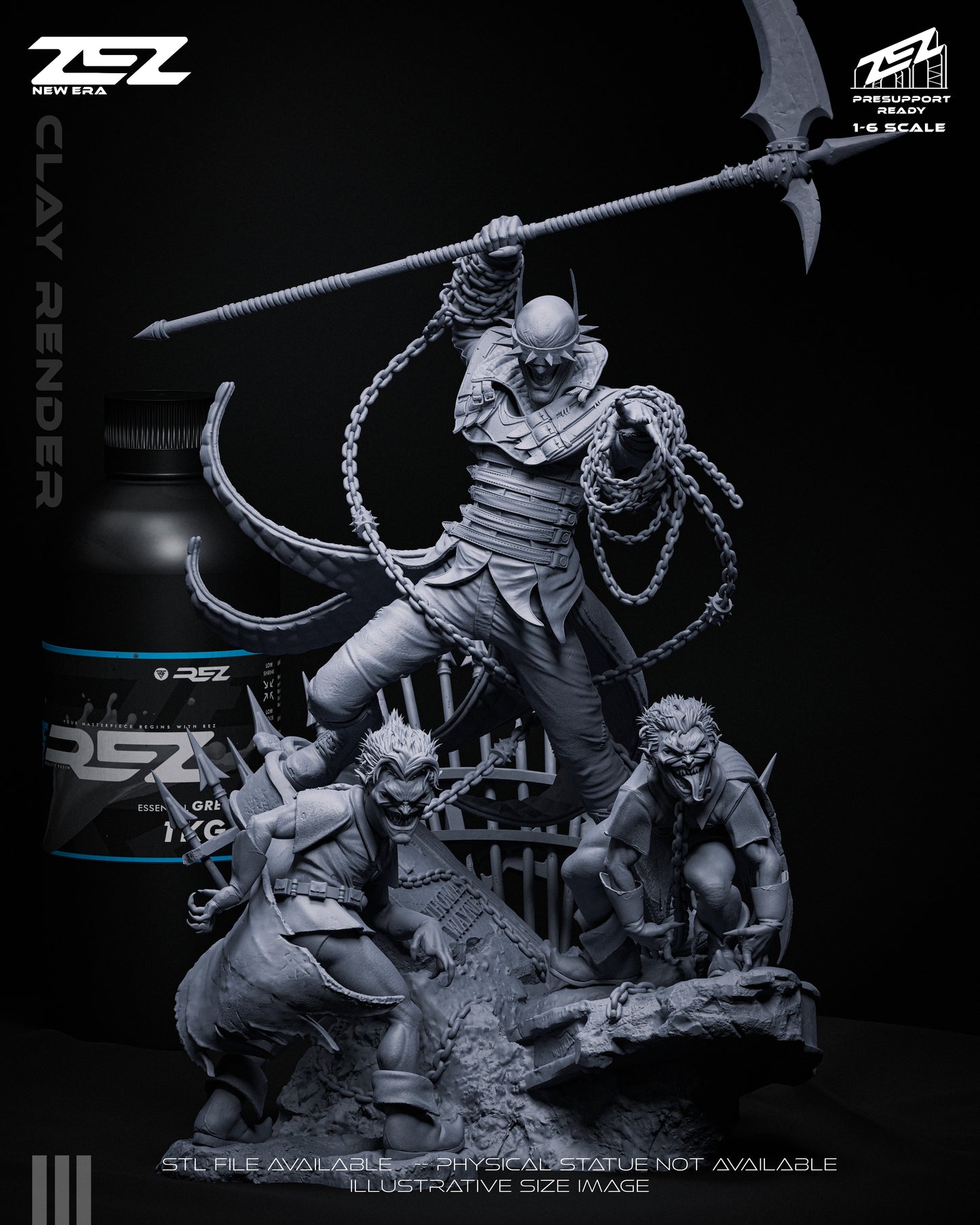 Batman Who Laughs Statue