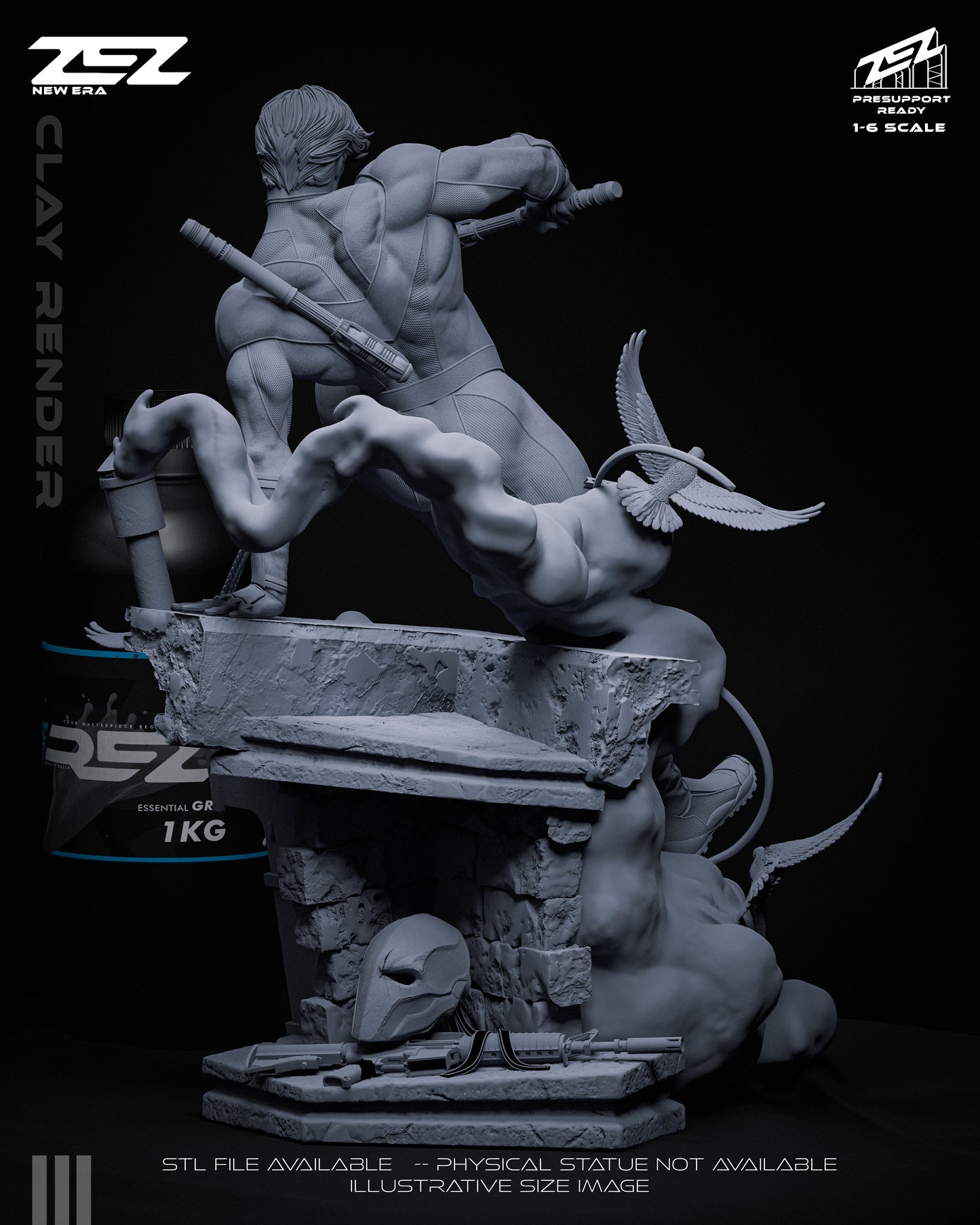 Nightwing Statue