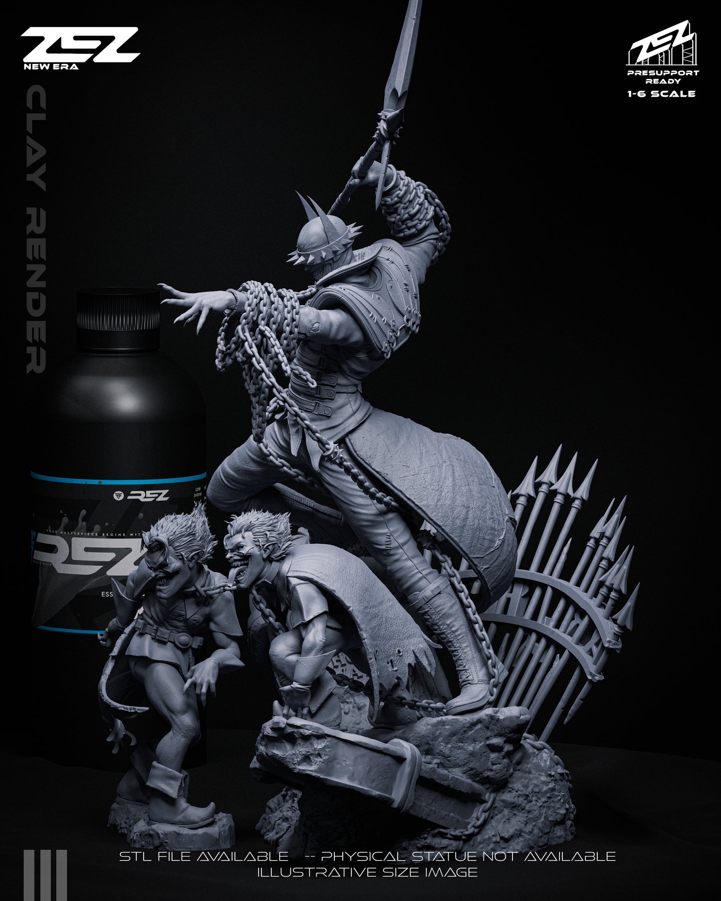 Batman Who Laughs Statue
