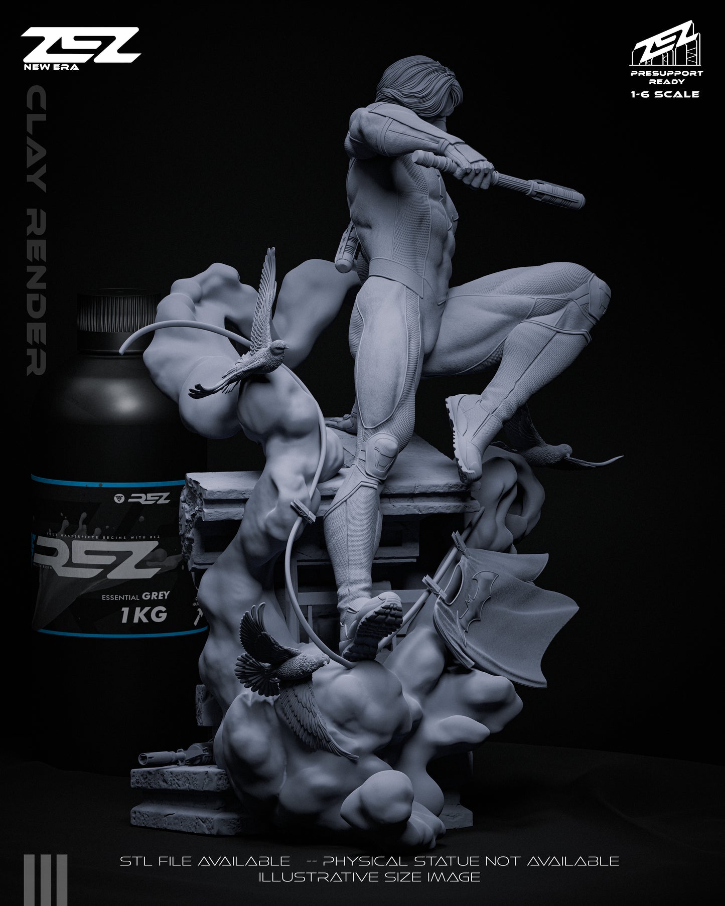 Nightwing Statue