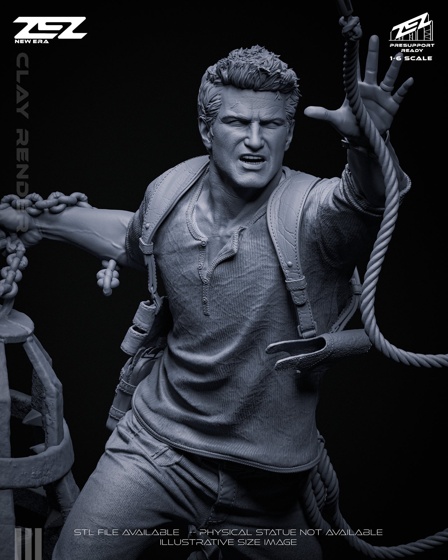 Nathan Drake Statue