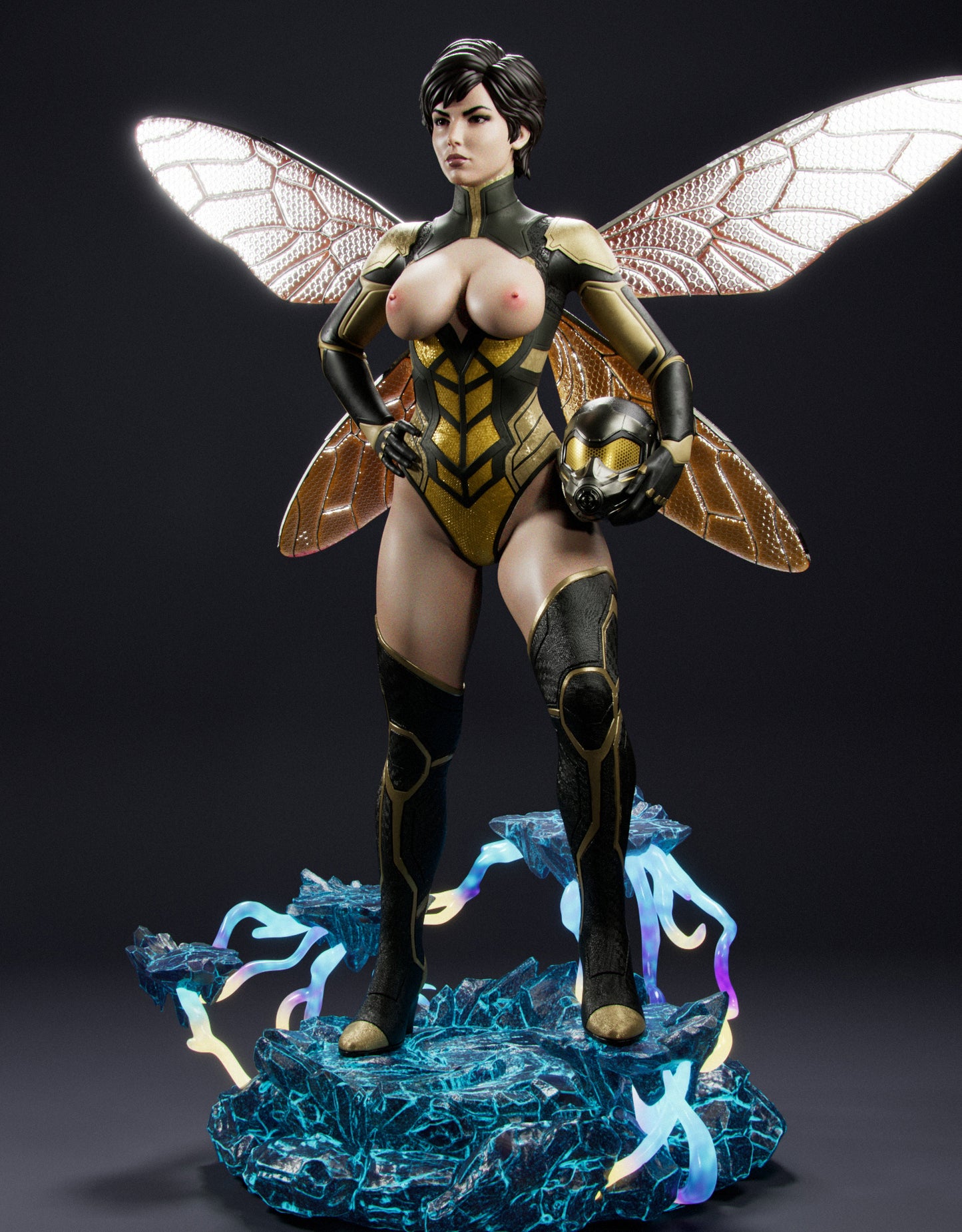 Wasp Statue 3D-Printed Kit