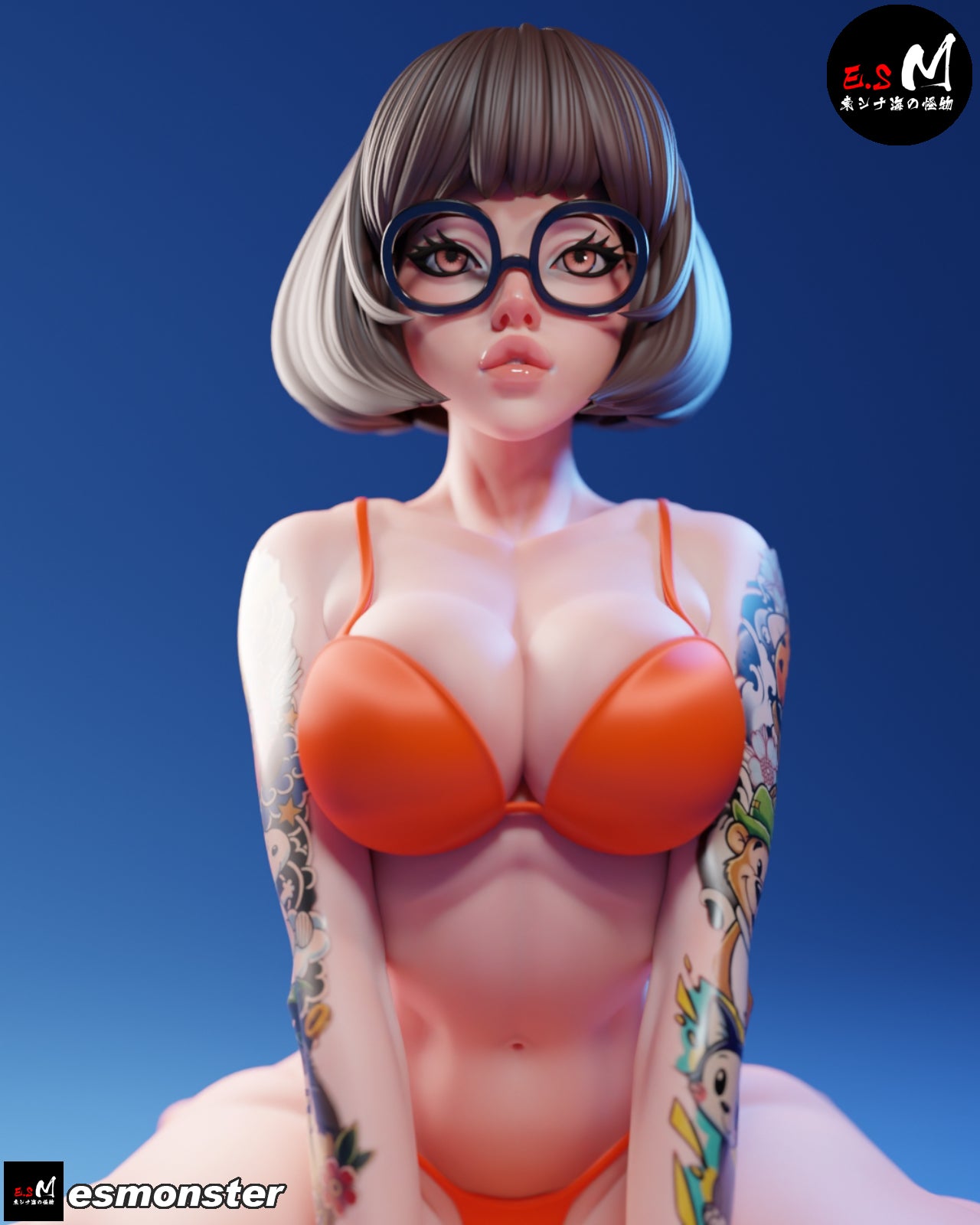 Velma (Sun Kissed) Statue 3D-Printed Kit
