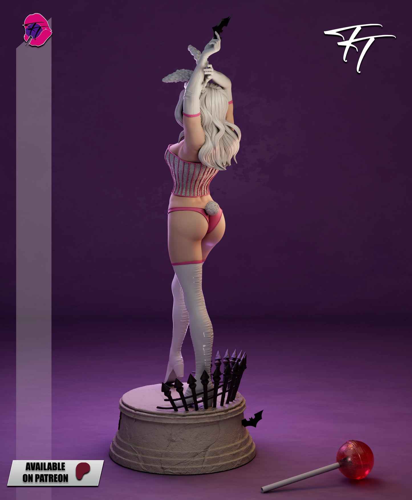 White Rabbit Statue