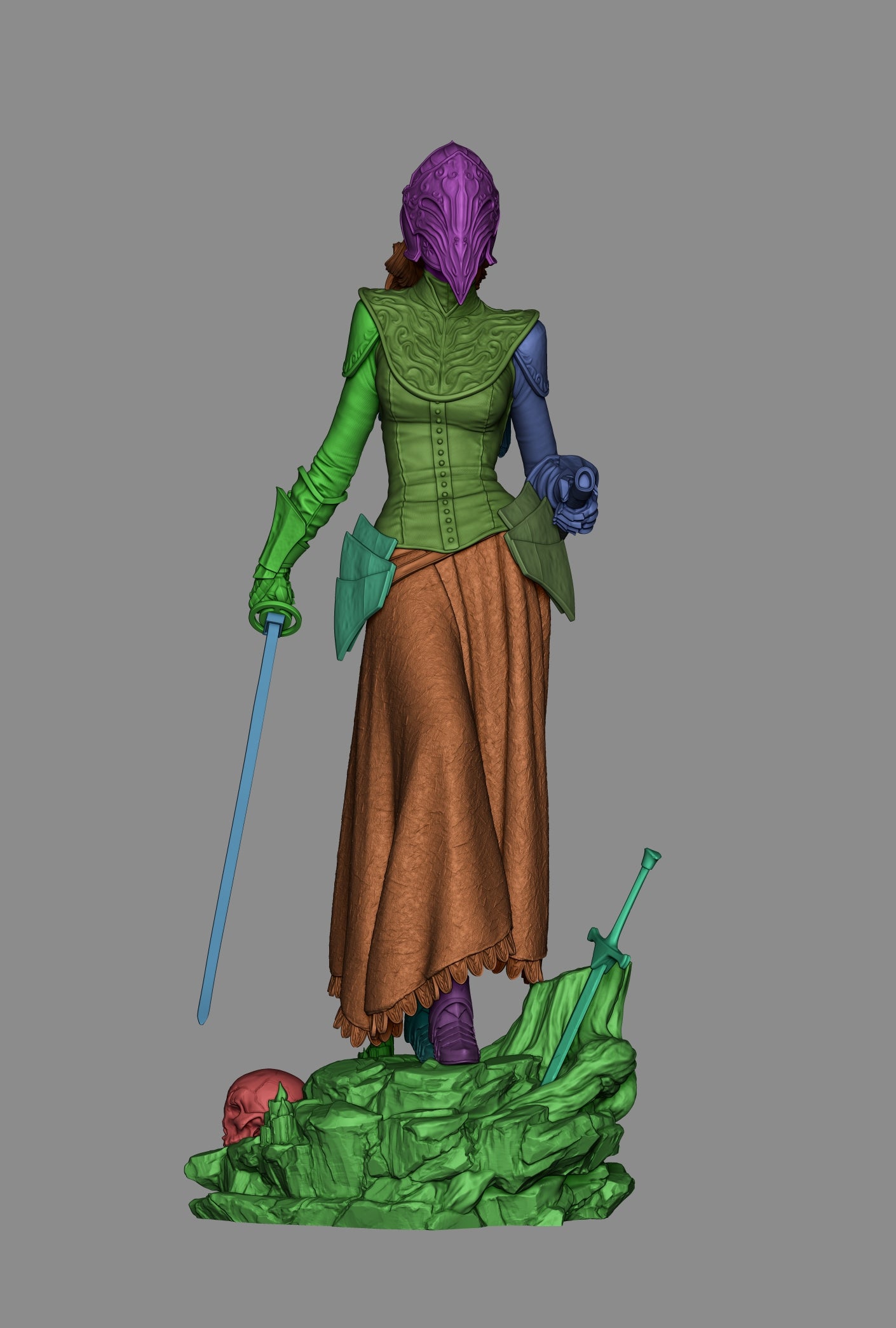 Yuria Of Londor Statue 3D-Printed Kit