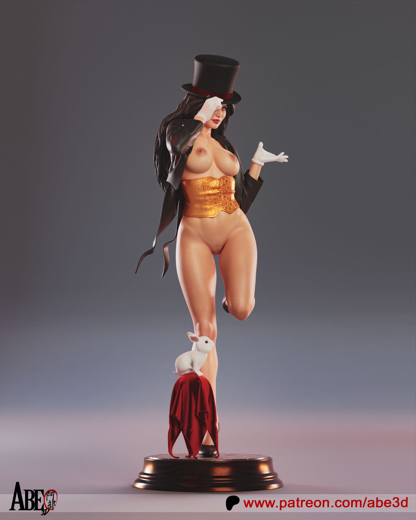 Zatanna Statue 3D-Printed Kit