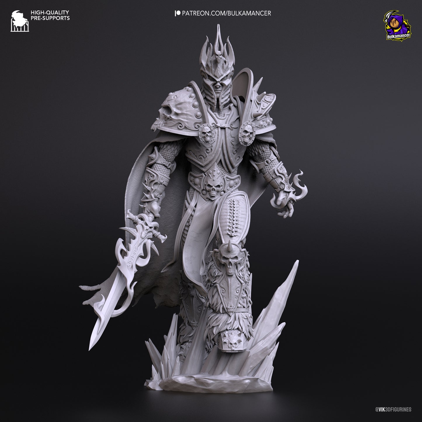 Arthas Statue