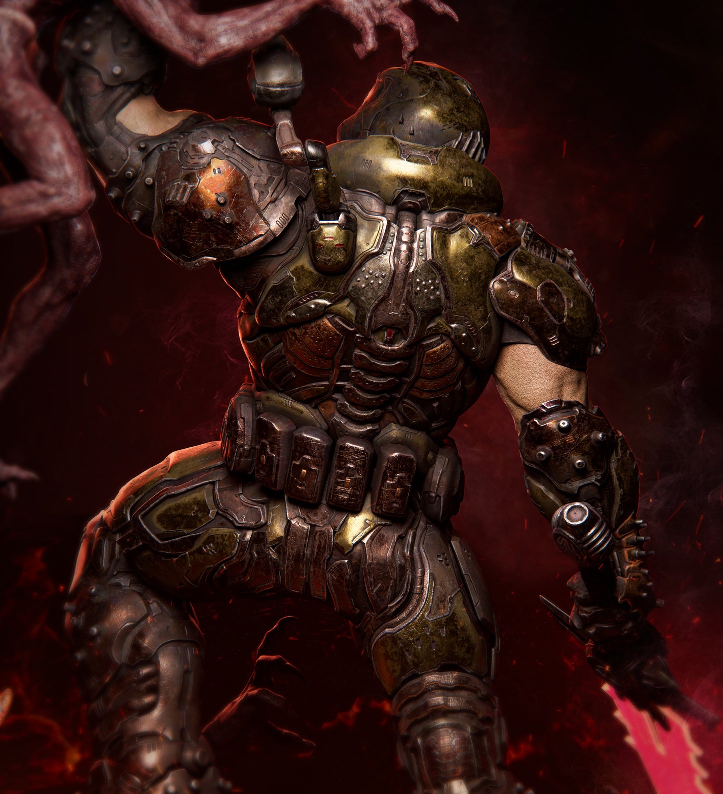 Doom Slayer Statue