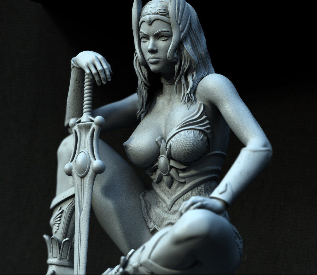 She-Ra Statue 3D-Printed Kit