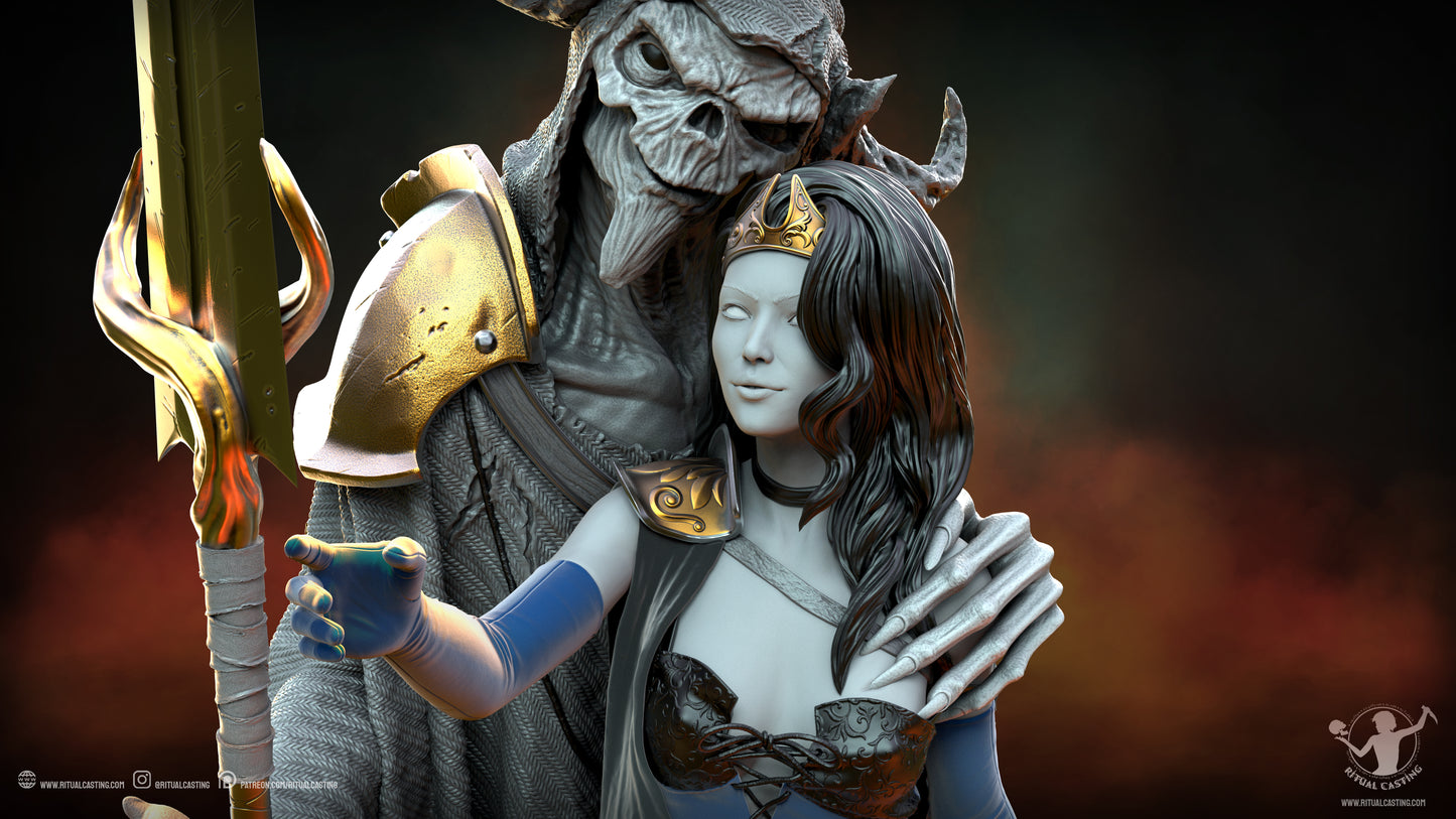 Arlok And Cerys Statue