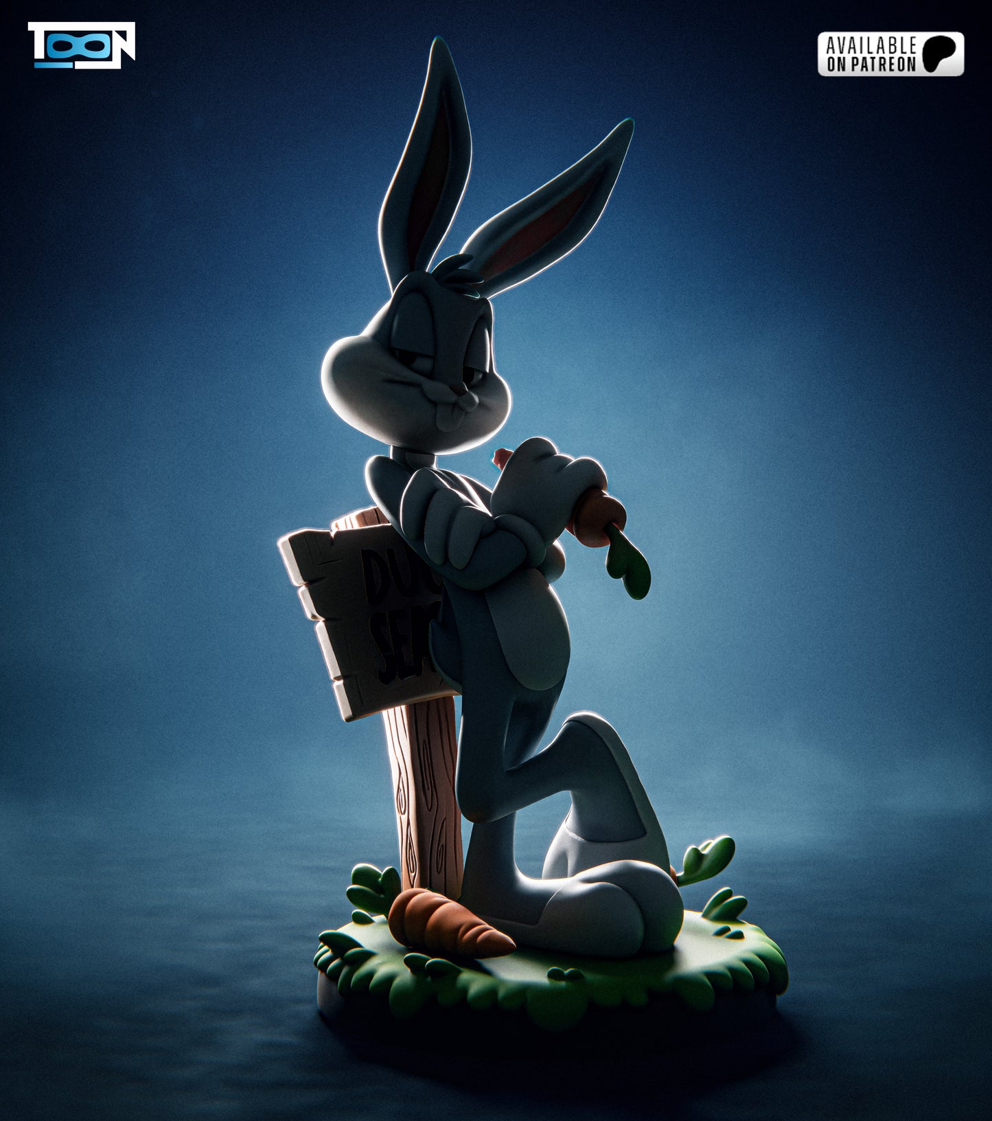 Bugs Bunny Statue 3D-Printed Kit