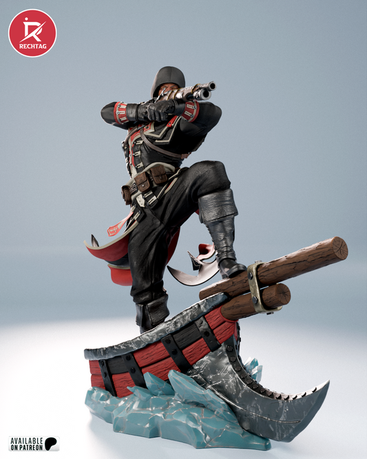 Shay Cormac Statue 3D-Printed Kit
