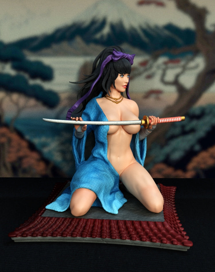 Ninja Woman Statue