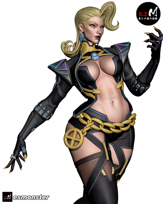 Emma Frost (X Revolution Pose 2 Statue 3D-Printed