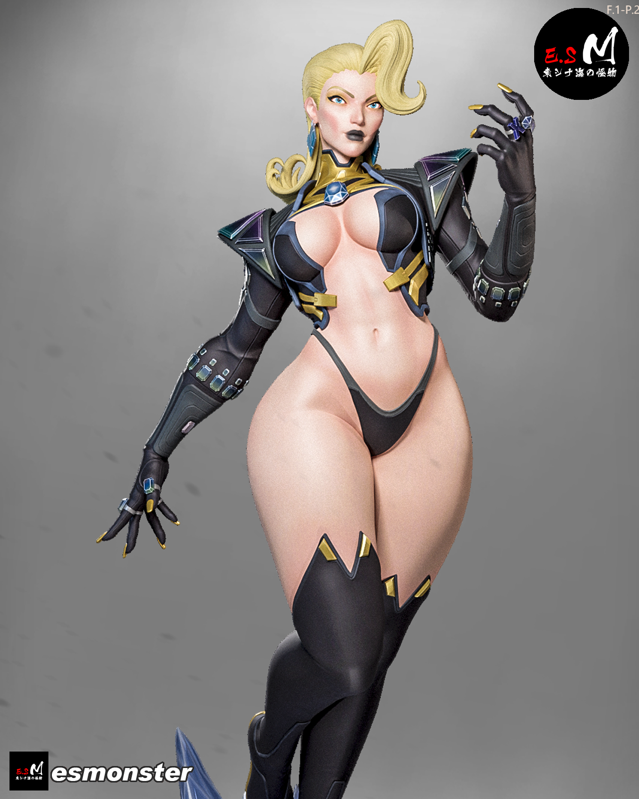 Emma Frost (X Revolution Pose 2 Statue 3D-Printed