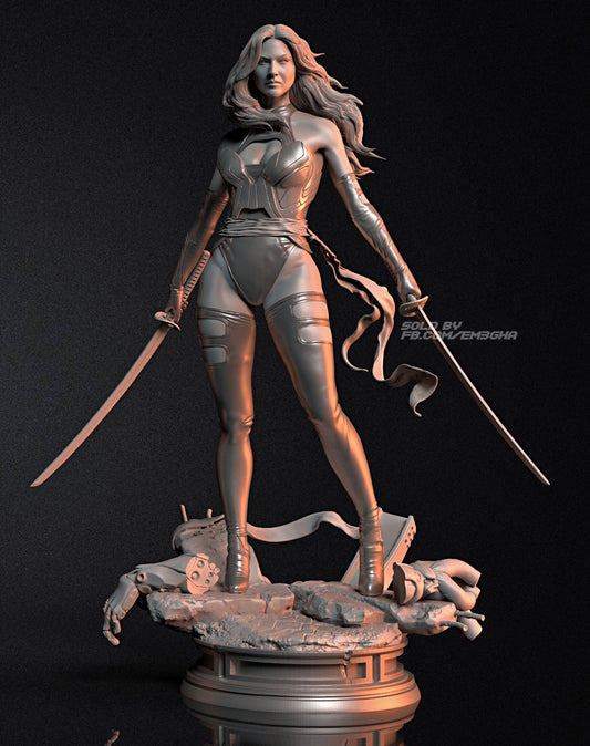 Psylocke Statue