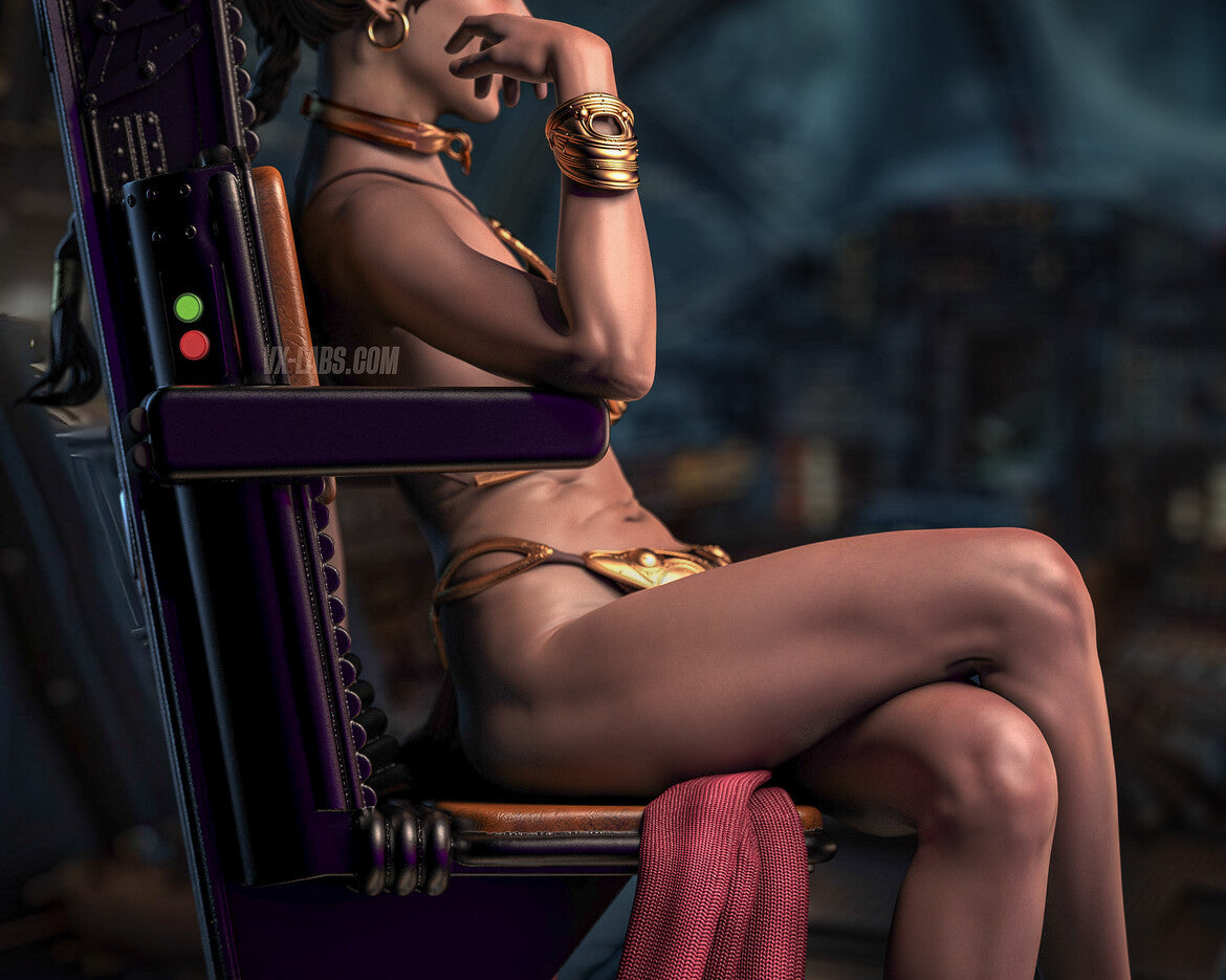 Princess Leia - Rebel Throne Statue
