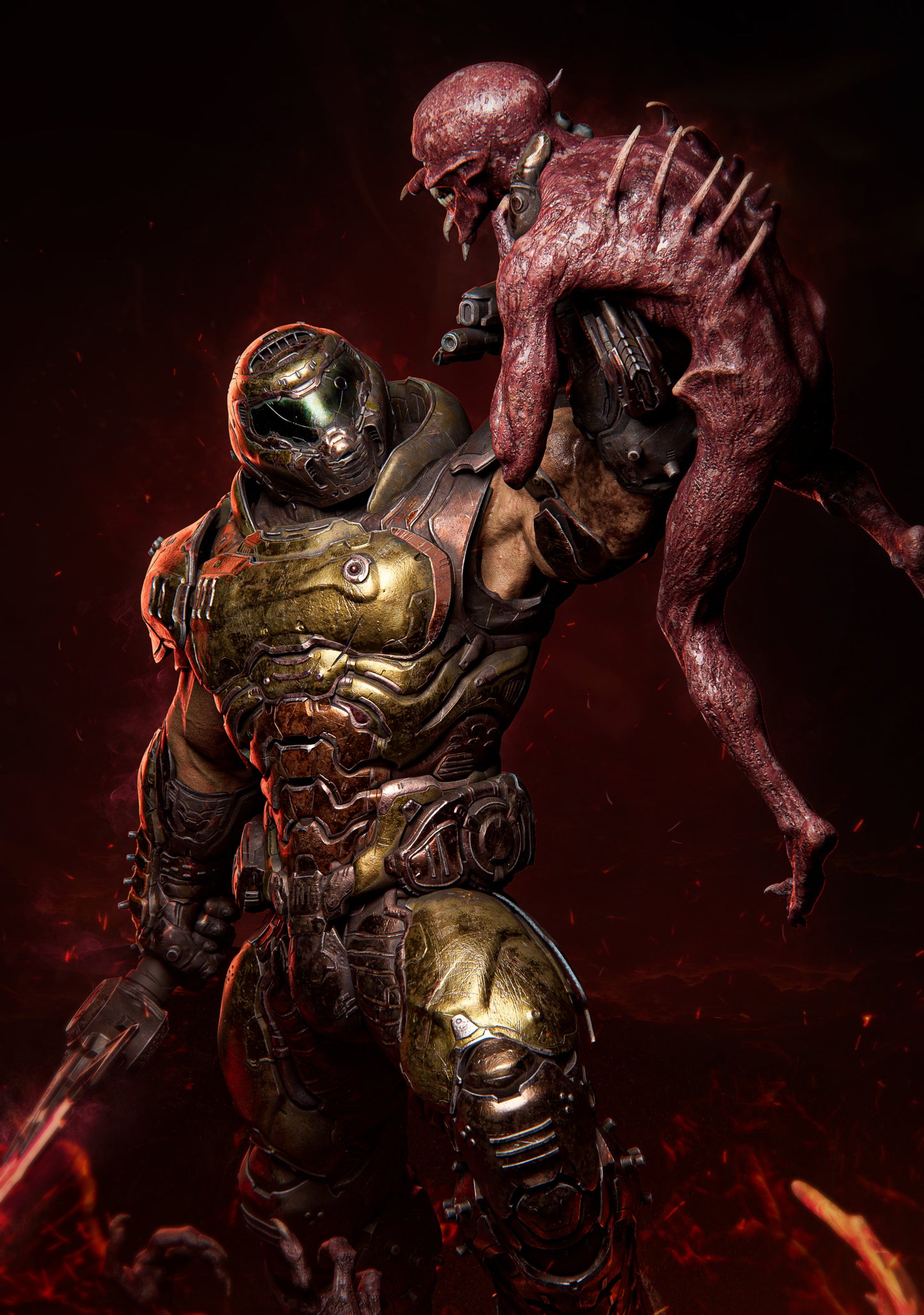 Doom Slayer Statue