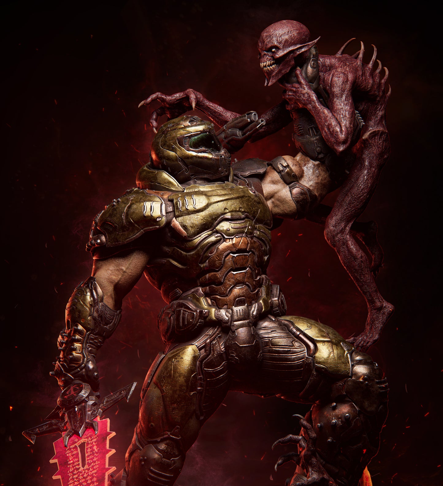 Doom Slayer Statue