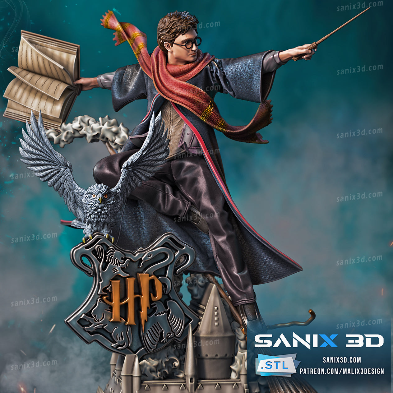 Harry Potter Statue 3D Printed Kit KAPIKOPRINTED harry-potter-statue-3d-printed-kit-kapikoprinted