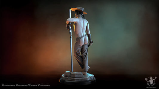 Inquisitor Jericho Blackwood Statue NSFW
