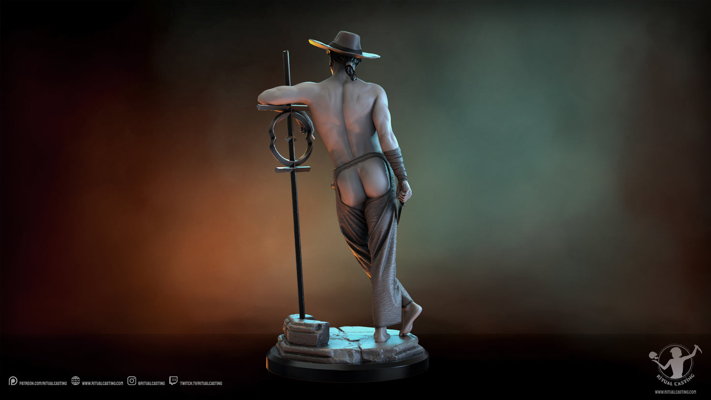 Inquisitor Jericho Blackwood Statue NSFW