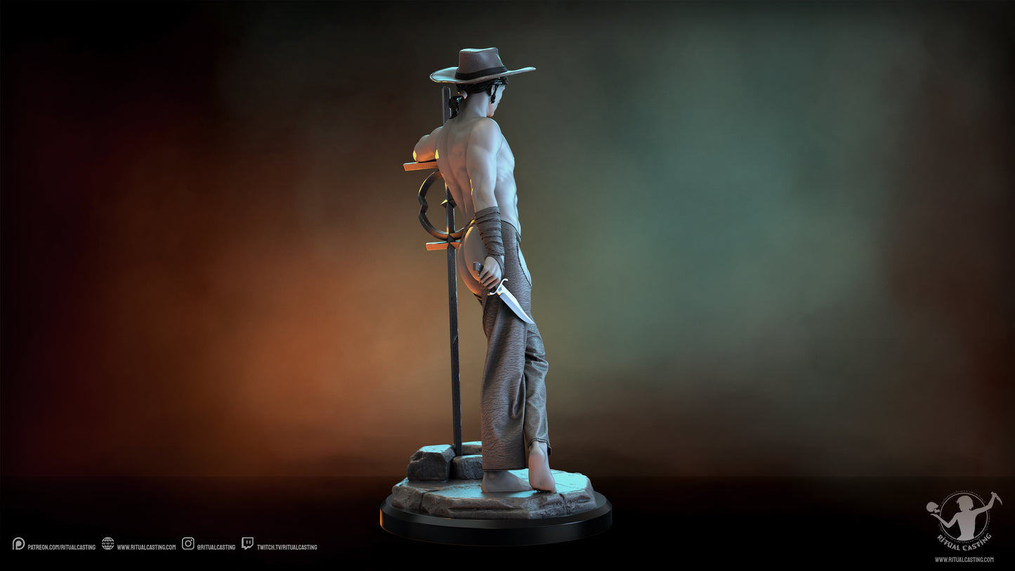 Inquisitor Jericho Blackwood Statue NSFW