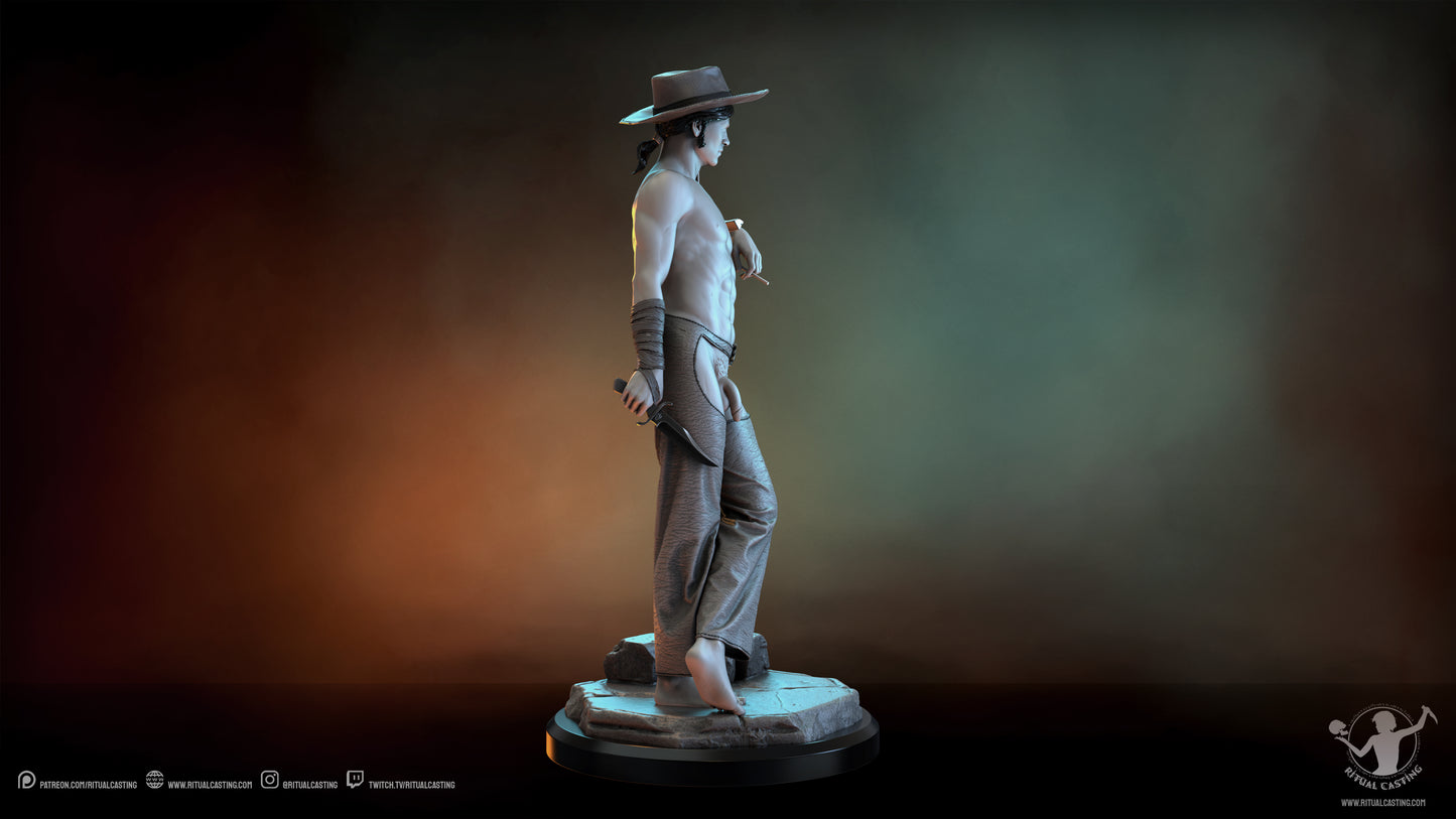 Inquisitor Jericho Blackwood Statue NSFW